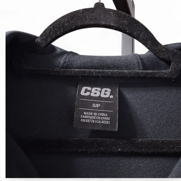 CSG Veracity Full Zip Hoodie in Black Mens Size Small - Picture 5 of 9